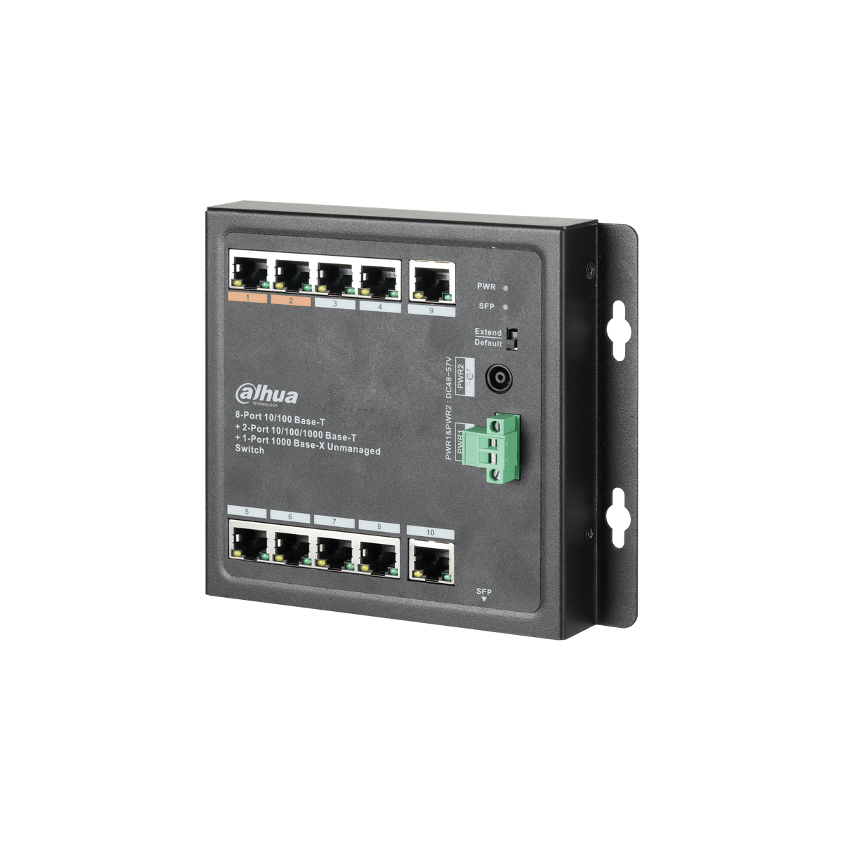 11-Port Switch with 8-Port PoE (Unmanaged) DH-PFS3111-8ET-96-F